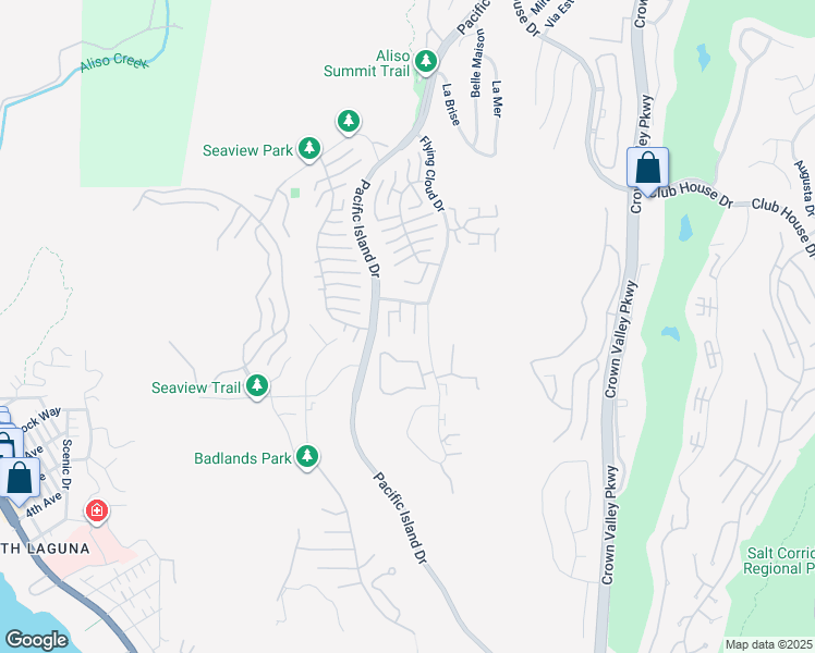 map of restaurants, bars, coffee shops, grocery stores, and more near 31342 Cavallo Lane in Laguna Niguel