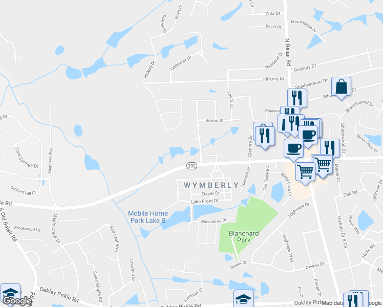 map of restaurants, bars, coffee shops, grocery stores, and more near 2000 Pear Blossom Court in Martinez