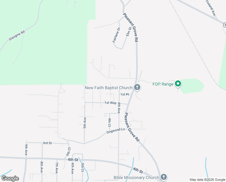 map of restaurants, bars, coffee shops, grocery stores, and more near 112 4th Lane in Pleasant Grove
