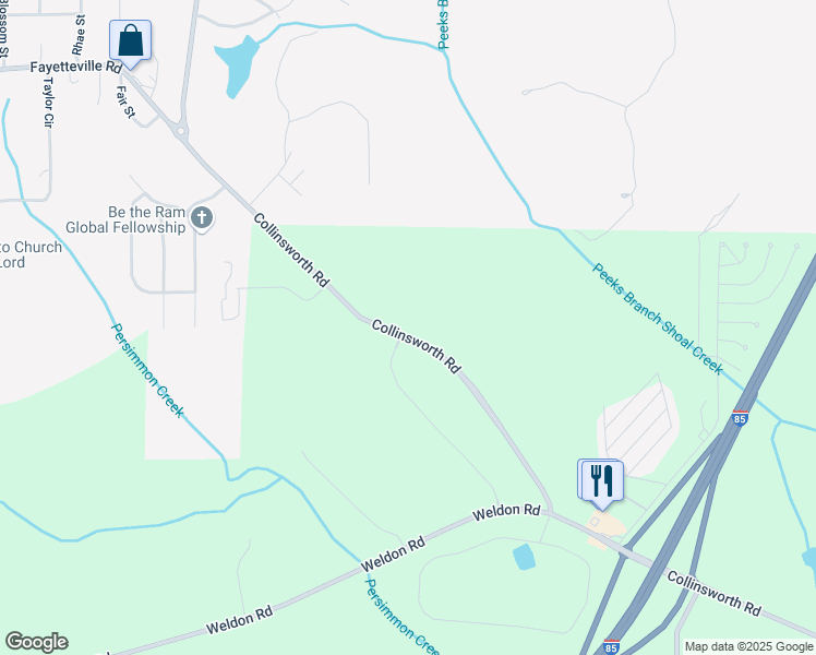 map of restaurants, bars, coffee shops, grocery stores, and more near 688 Collinsworth Rd in Palmetto