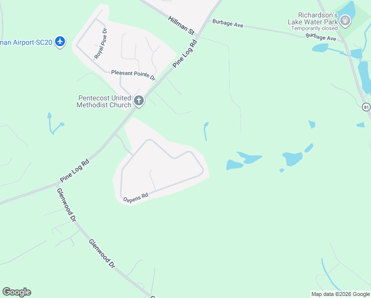 map of restaurants, bars, coffee shops, grocery stores, and more near 1424 Oxpens Road in Warrenville