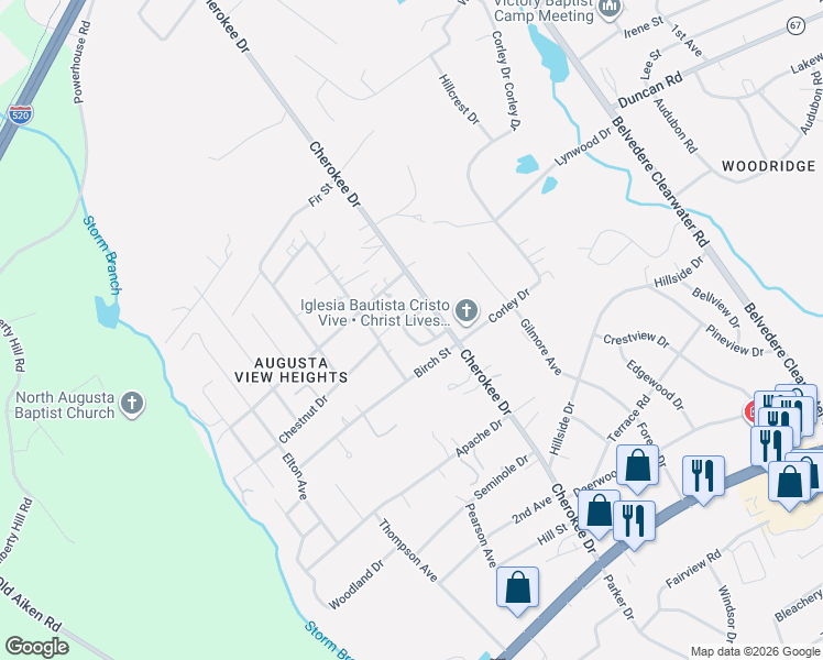 map of restaurants, bars, coffee shops, grocery stores, and more near 223 Sunfest Drive in Clearwater