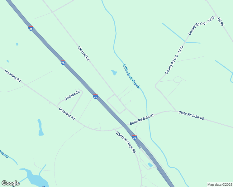 map of restaurants, bars, coffee shops, grocery stores, and more near 501 Glenzell Road in Orangeburg