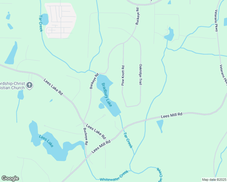 map of restaurants, bars, coffee shops, grocery stores, and more near 205 Pine Knott Road in Fayetteville