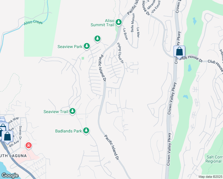map of restaurants, bars, coffee shops, grocery stores, and more near 31302 Cavallo Lane in Laguna Niguel