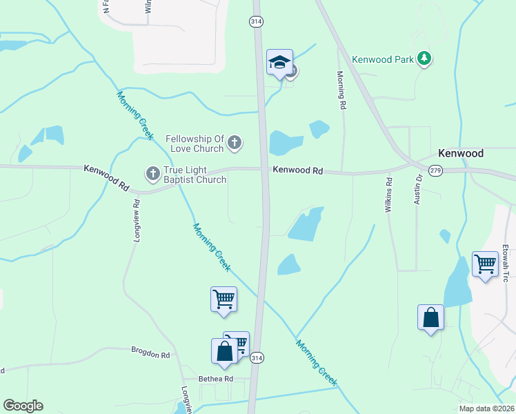 map of restaurants, bars, coffee shops, grocery stores, and more near 746 West Fayetteville Road in Fayetteville