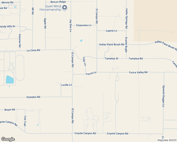 map of restaurants, bars, coffee shops, grocery stores, and more near 42370 Lilac Lane in Anza