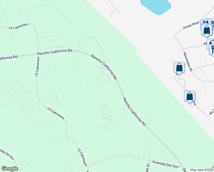 map of restaurants, bars, coffee shops, grocery stores, and more near Camino Seco in Temecula