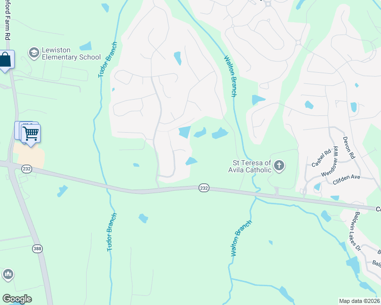 map of restaurants, bars, coffee shops, grocery stores, and more near 306 Lochleven Court in Grovetown