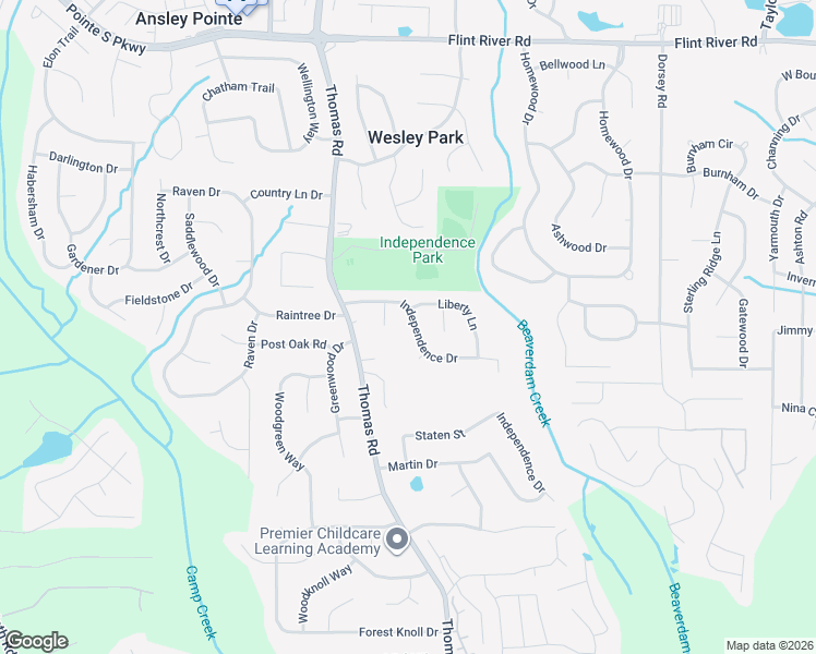 map of restaurants, bars, coffee shops, grocery stores, and more near 424 Independence Drive in Jonesboro