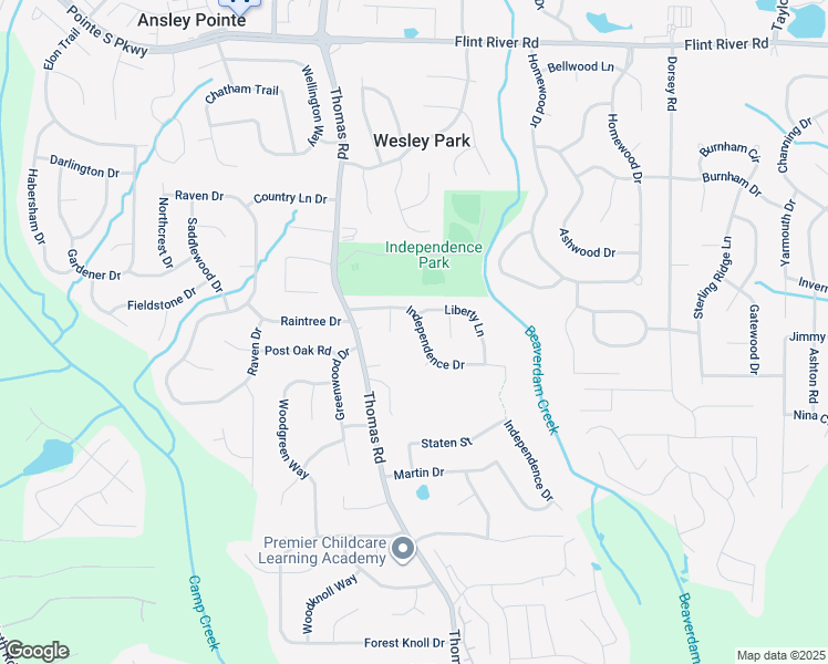 map of restaurants, bars, coffee shops, grocery stores, and more near 424 Independence Drive in Jonesboro