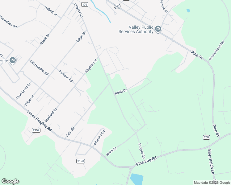map of restaurants, bars, coffee shops, grocery stores, and more near 275 Project Road in Warrenville