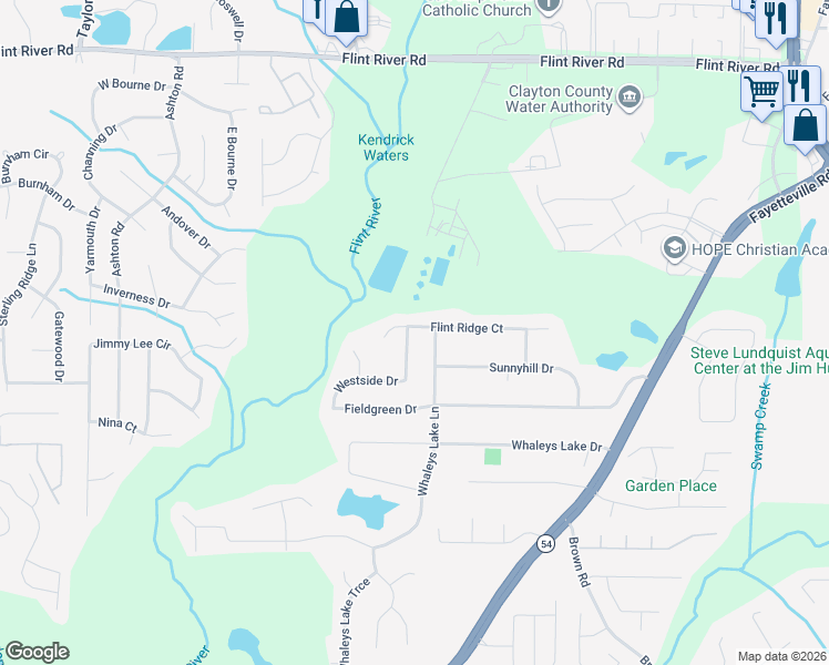 map of restaurants, bars, coffee shops, grocery stores, and more near 469 Westside Drive in Jonesboro