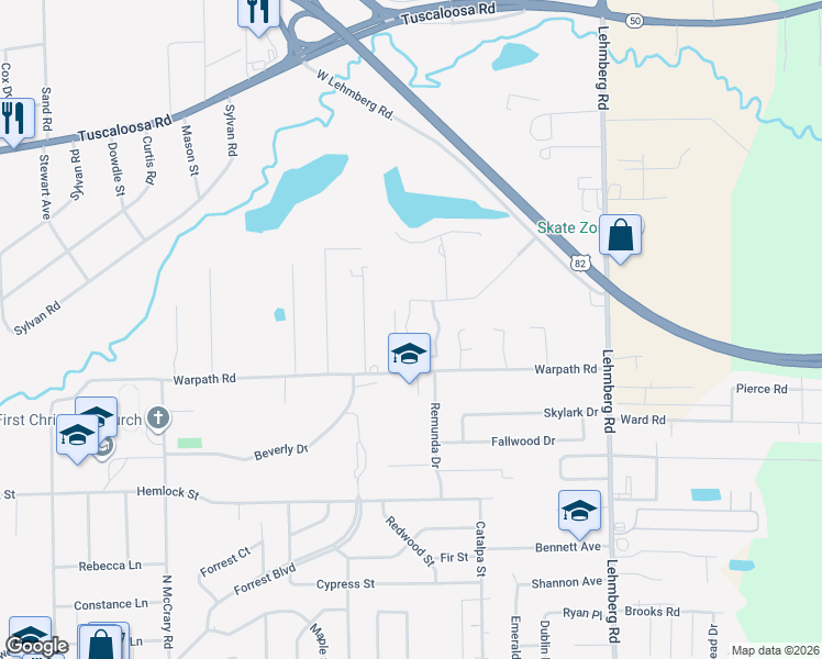 map of restaurants, bars, coffee shops, grocery stores, and more near 186 Annandale Drive in Columbus