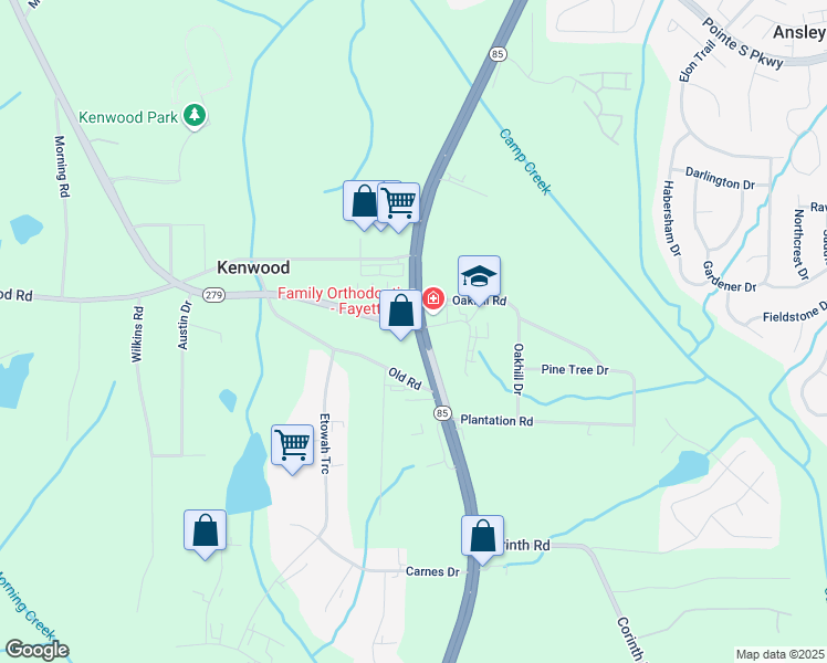 map of restaurants, bars, coffee shops, grocery stores, and more near in 