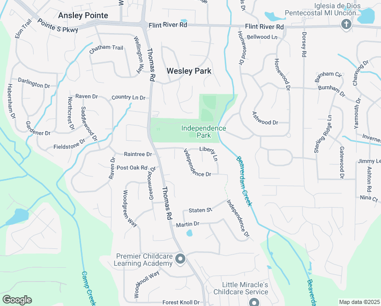 map of restaurants, bars, coffee shops, grocery stores, and more near 429 Independence Drive in Jonesboro