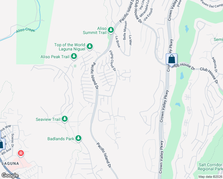 map of restaurants, bars, coffee shops, grocery stores, and more near 23022 Cassano Drive in Laguna Niguel