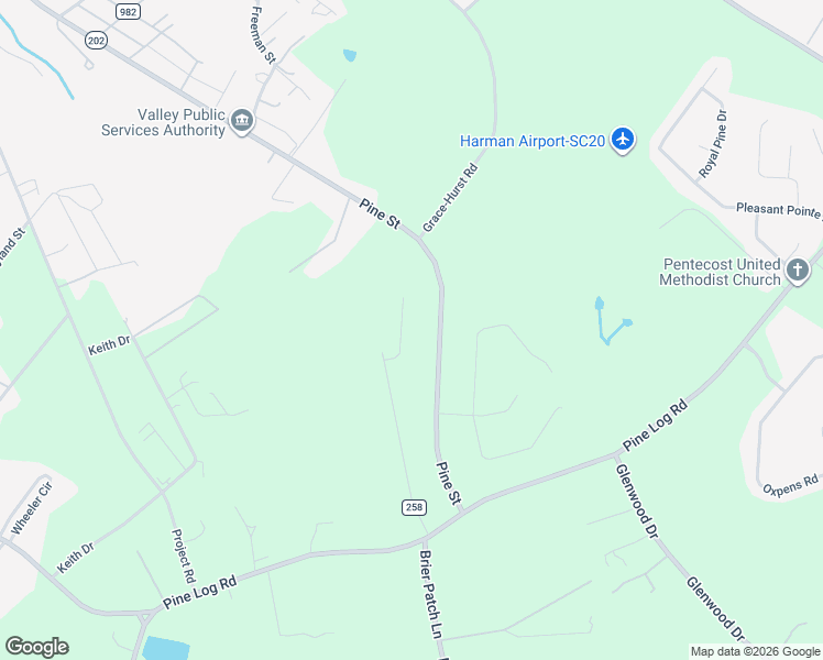map of restaurants, bars, coffee shops, grocery stores, and more near 526 Pine Street in Warrenville