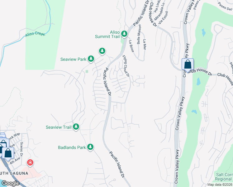map of restaurants, bars, coffee shops, grocery stores, and more near 22956 Solera Drive in Laguna Niguel