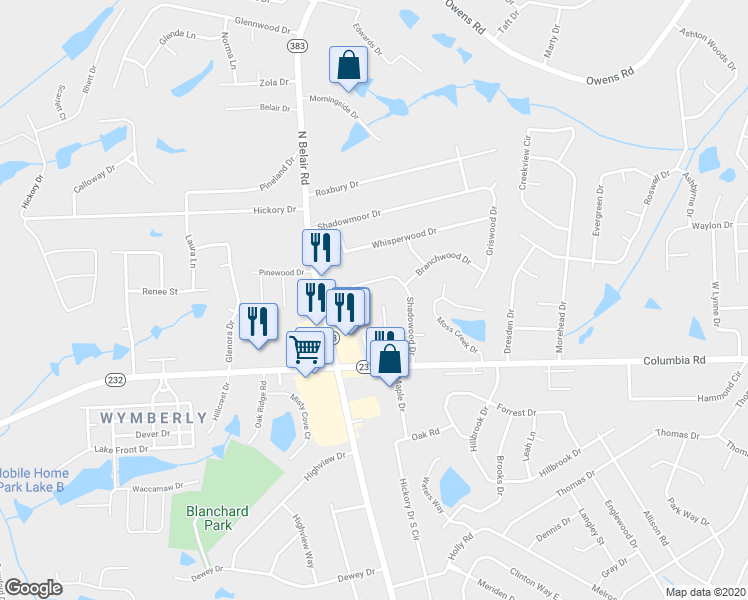 map of restaurants, bars, coffee shops, grocery stores, and more near 123 Sunnywood Drive in Martinez