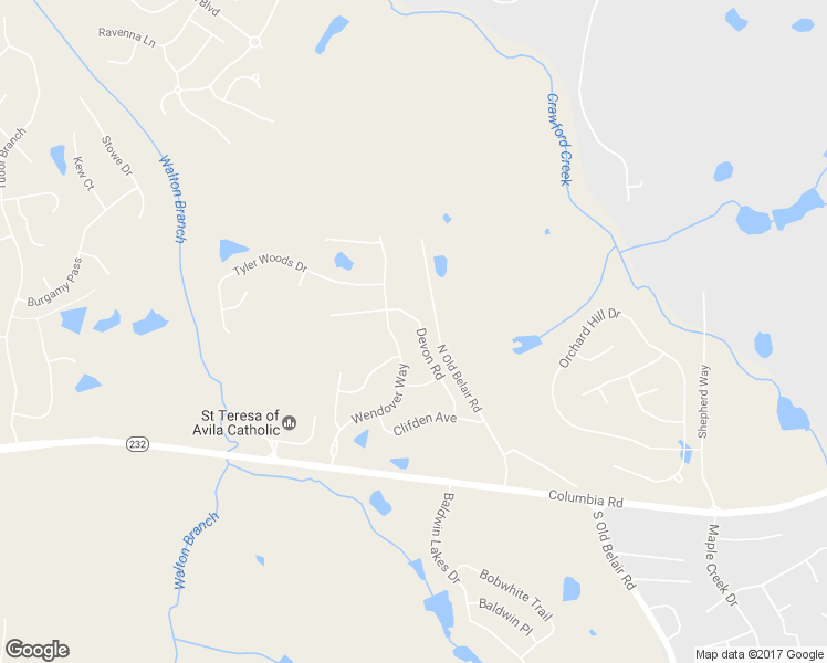 map of restaurants, bars, coffee shops, grocery stores, and more near 658 Devon Road in Grovetown