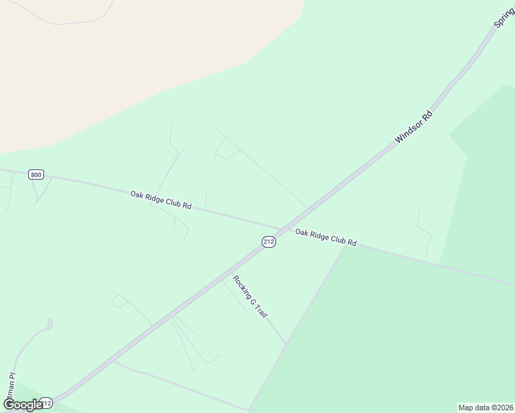 map of restaurants, bars, coffee shops, grocery stores, and more near 1723 Oak Ridge Club Road in Windsor