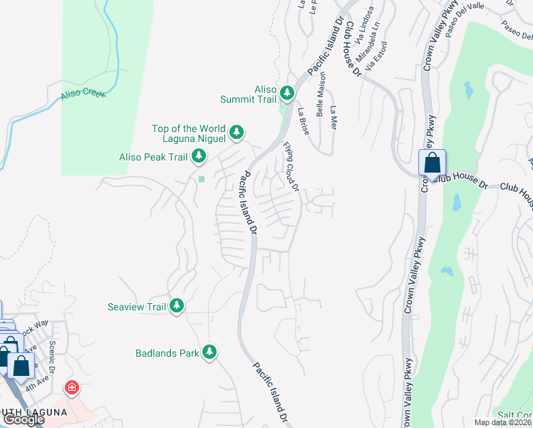 map of restaurants, bars, coffee shops, grocery stores, and more near 22932 Solera Drive in Laguna Niguel
