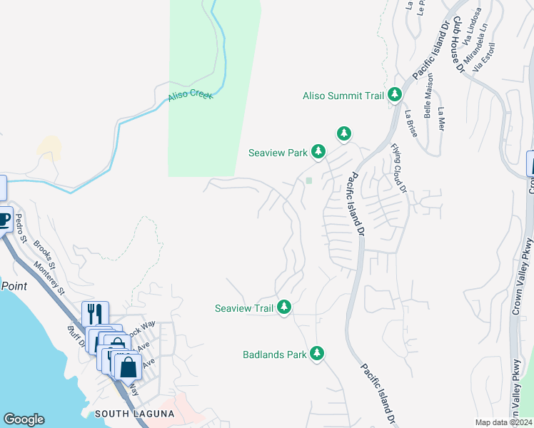 map of restaurants, bars, coffee shops, grocery stores, and more near 26 Nice in Laguna Niguel