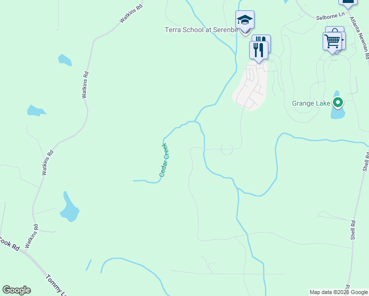 map of restaurants, bars, coffee shops, grocery stores, and more near 3748 Providence Road in Palmetto