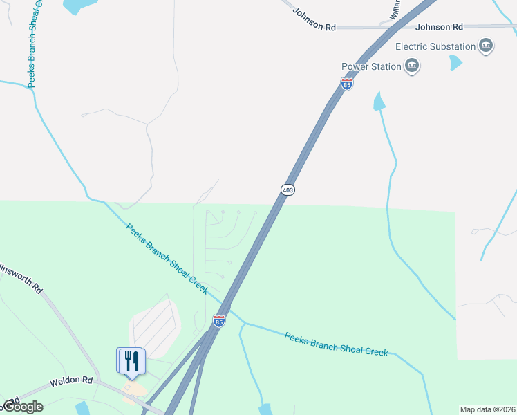 map of restaurants, bars, coffee shops, grocery stores, and more near 143 Thomas Drive in Palmetto