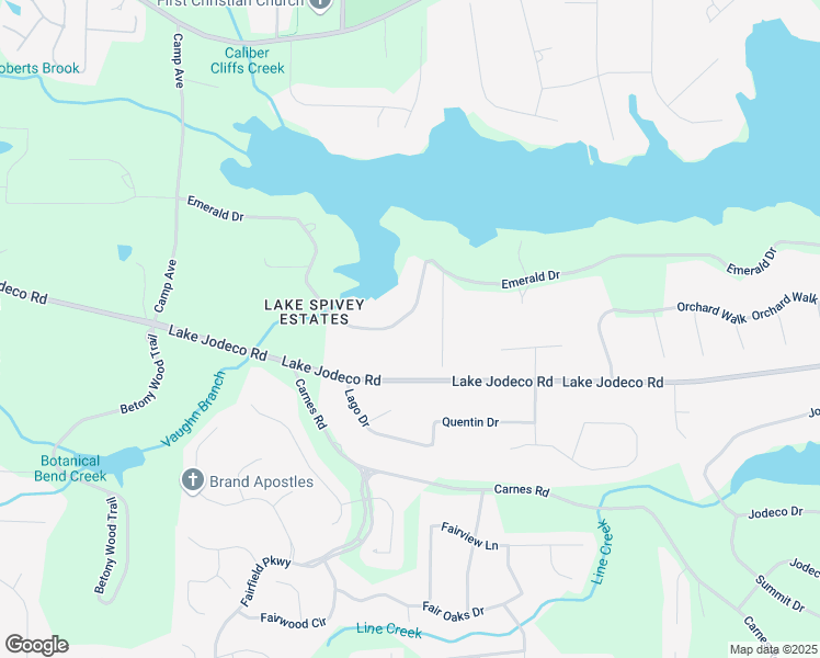 map of restaurants, bars, coffee shops, grocery stores, and more near 2371 Emerald Drive in Jonesboro
