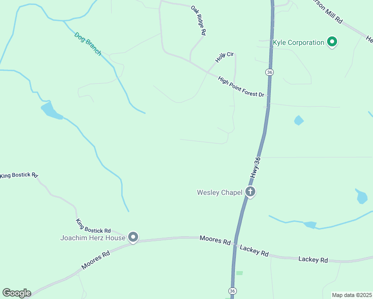 map of restaurants, bars, coffee shops, grocery stores, and more near 155 Hickory Lane in Covington