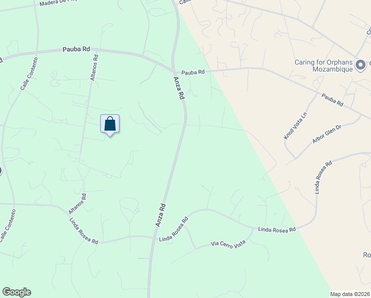 map of restaurants, bars, coffee shops, grocery stores, and more near 41900-42240 Anza Road in Temecula