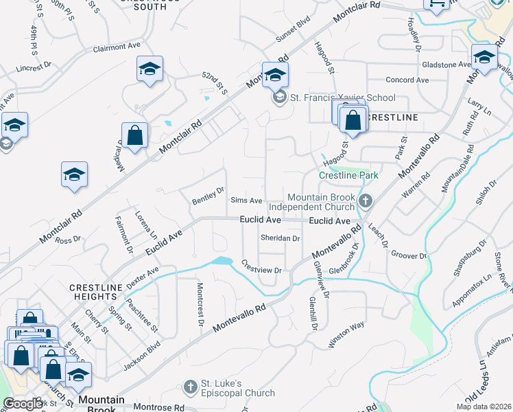 map of restaurants, bars, coffee shops, grocery stores, and more near 837 Sims Avenue in Birmingham