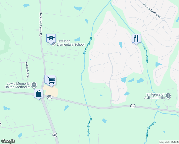 map of restaurants, bars, coffee shops, grocery stores, and more near 938 Sedgefield Circle in Grovetown