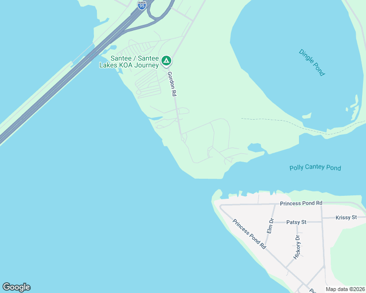 map of restaurants, bars, coffee shops, grocery stores, and more near 1104 Bridgeview Lane in Summerton