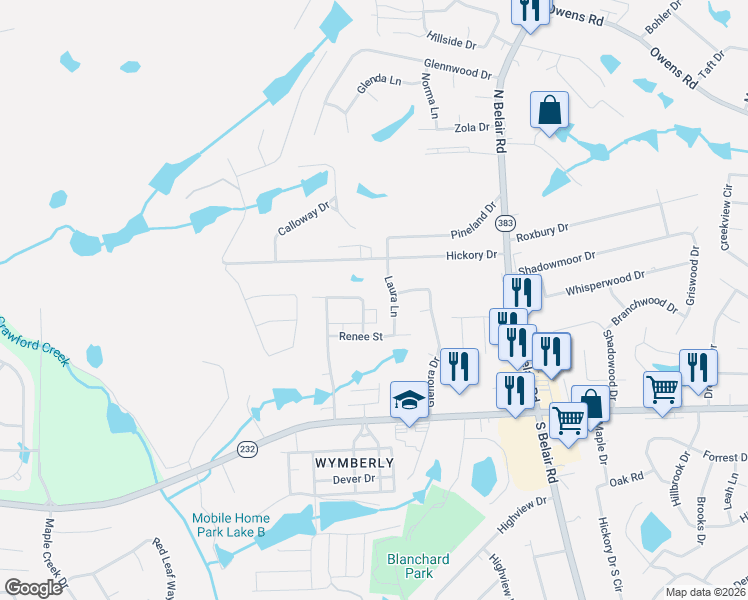 map of restaurants, bars, coffee shops, grocery stores, and more near 135 Stoneybrooks Place in Martinez