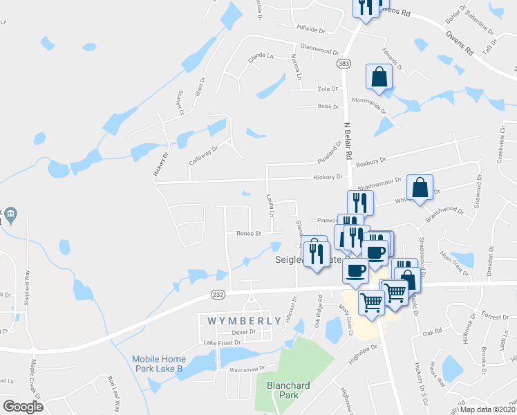 map of restaurants, bars, coffee shops, grocery stores, and more near 135 Stoneybrooks Place in Martinez