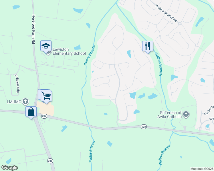 map of restaurants, bars, coffee shops, grocery stores, and more near 803 Cotswold Court in Grovetown