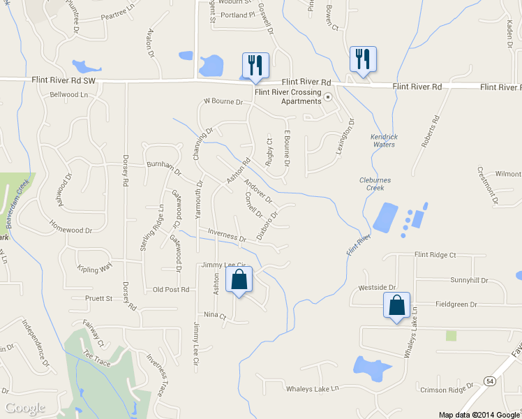 map of restaurants, bars, coffee shops, grocery stores, and more near 8958 Cornell Dr in Jonesboro