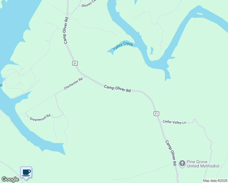 map of restaurants, bars, coffee shops, grocery stores, and more near 11350 Camp Oliver Road in Jefferson County