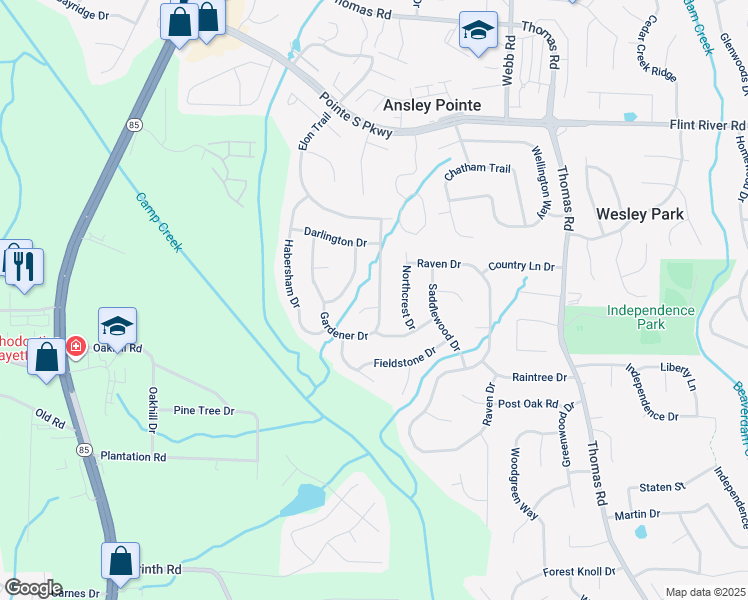 map of restaurants, bars, coffee shops, grocery stores, and more near 781 Tuesday Way in Jonesboro