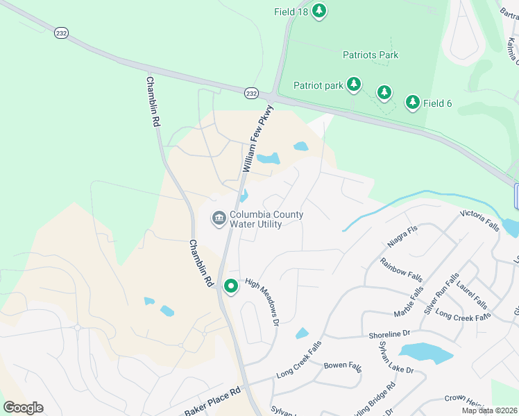 map of restaurants, bars, coffee shops, grocery stores, and more near 2041 Dundee Way in Grovetown
