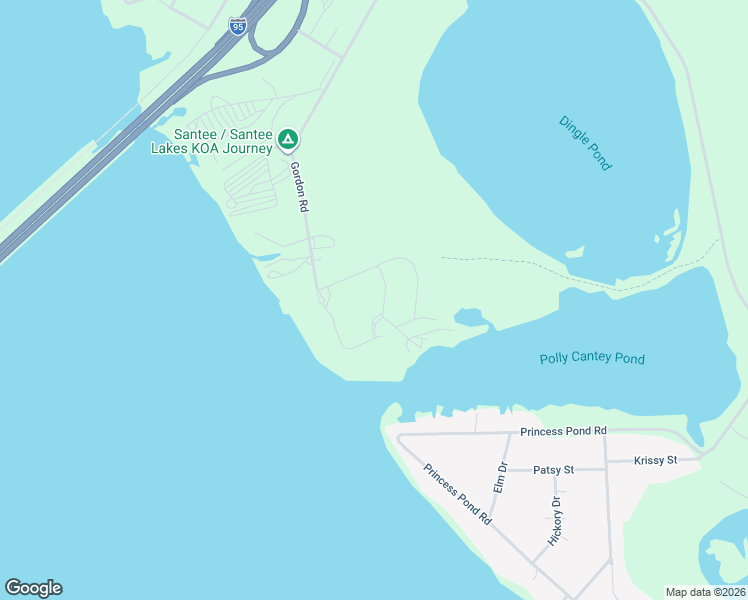 map of restaurants, bars, coffee shops, grocery stores, and more near 1820 Gordon Road in Summerton