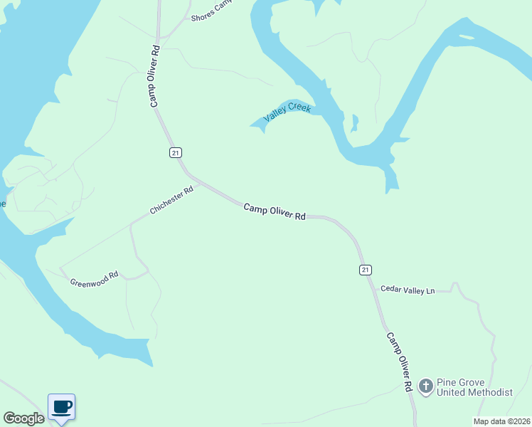 map of restaurants, bars, coffee shops, grocery stores, and more near 11350 Camp Oliver Road in Jefferson County