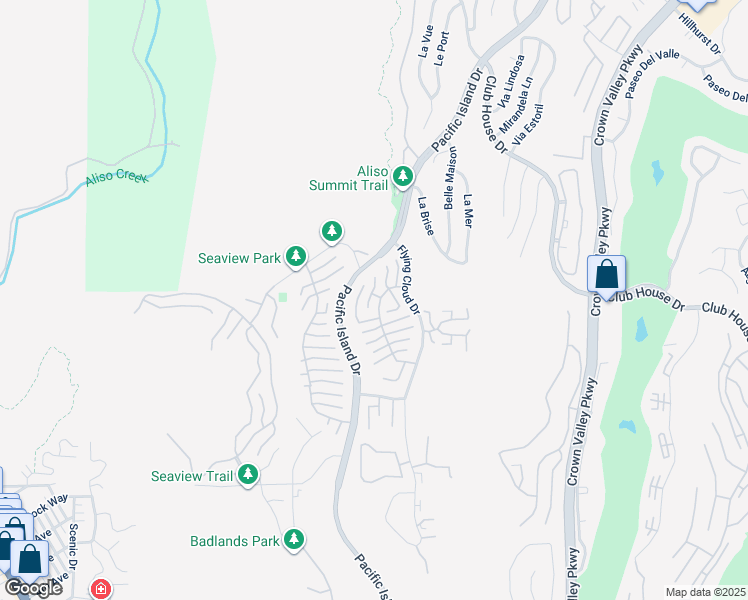 map of restaurants, bars, coffee shops, grocery stores, and more near 31042 Carrara Road in Laguna Niguel