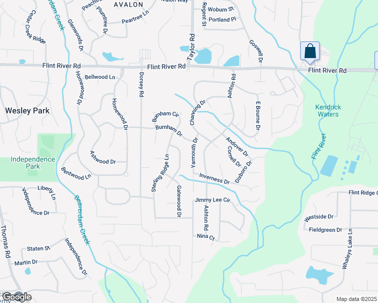 map of restaurants, bars, coffee shops, grocery stores, and more near 8919 Yarmouth Drive in Jonesboro
