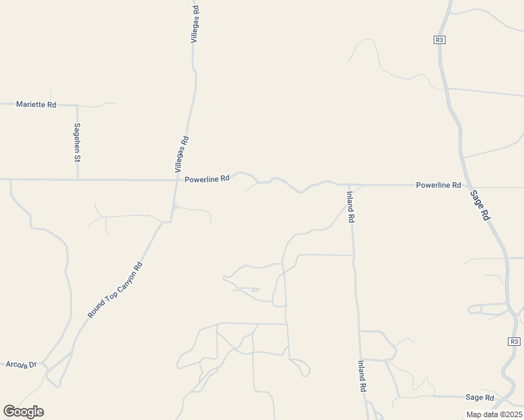 map of restaurants, bars, coffee shops, grocery stores, and more near 42965 Powerline Road in Aguanga