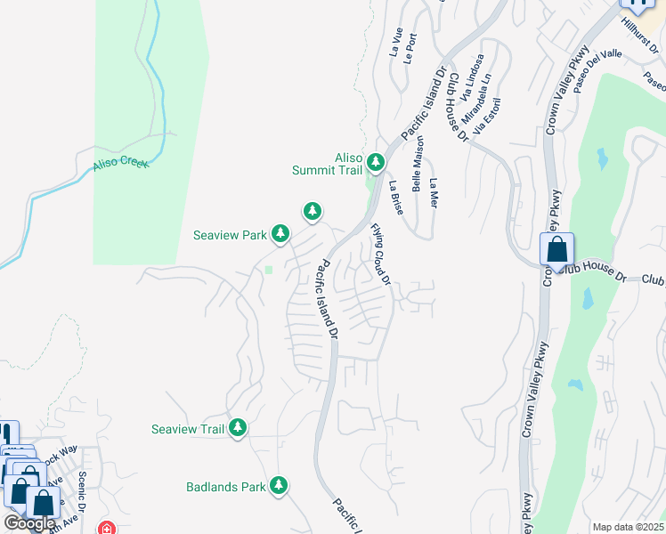 map of restaurants, bars, coffee shops, grocery stores, and more near 31031 Almara Lane in Laguna Niguel