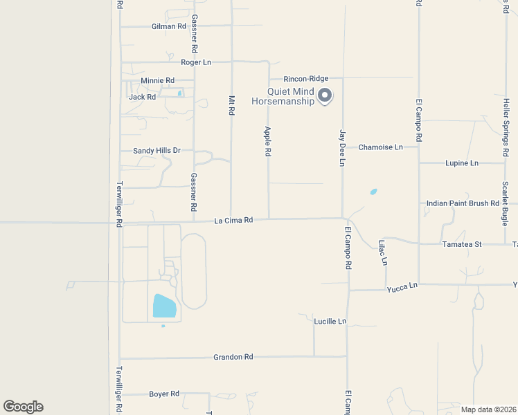 map of restaurants, bars, coffee shops, grocery stores, and more near 41945 Apple Road in Anza